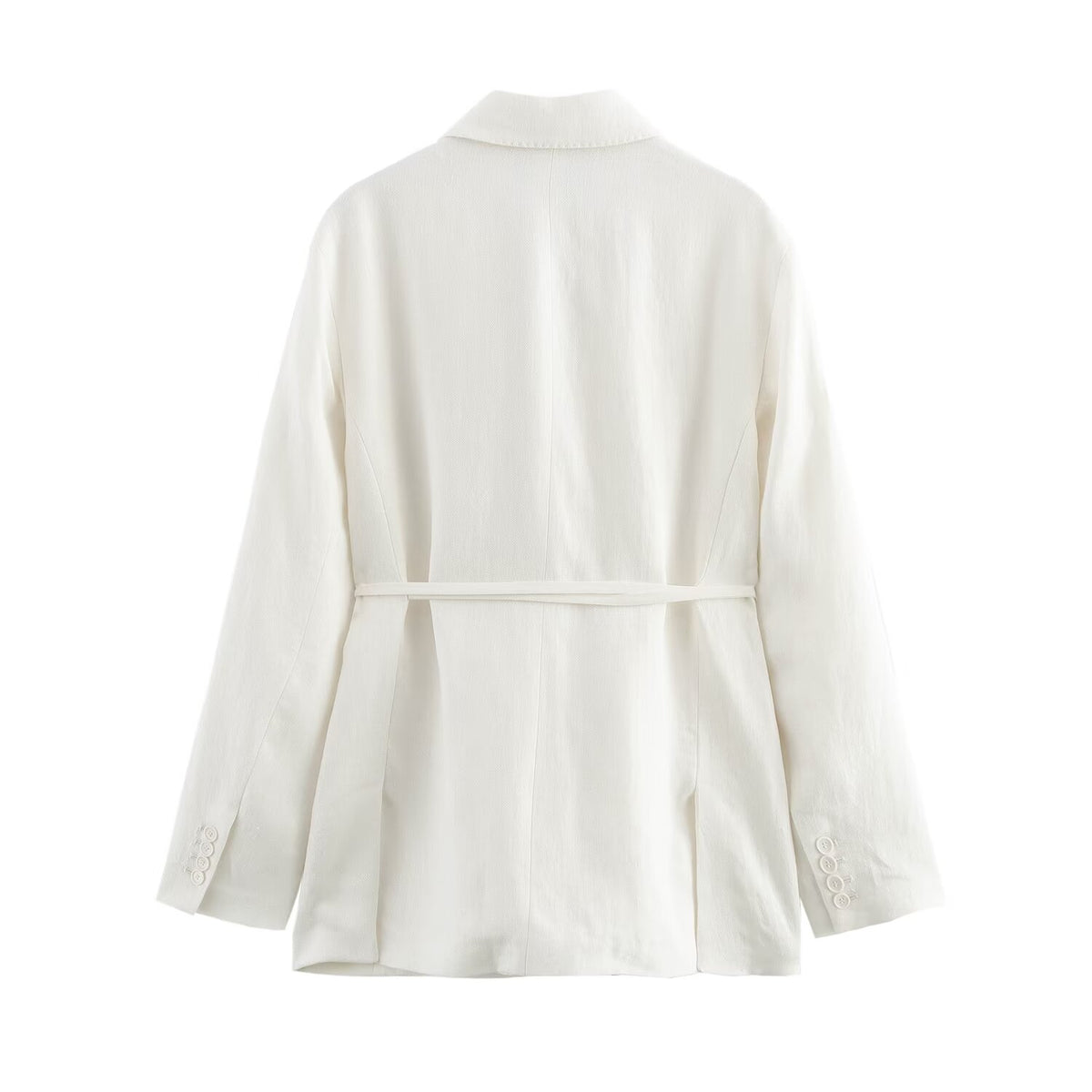 Women Spring Blended Blazer Pleated Pants Sets SenDa