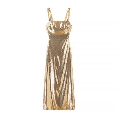 Women Wear Strap Maxi Dress Women Spring Slim Sexy Dress Women