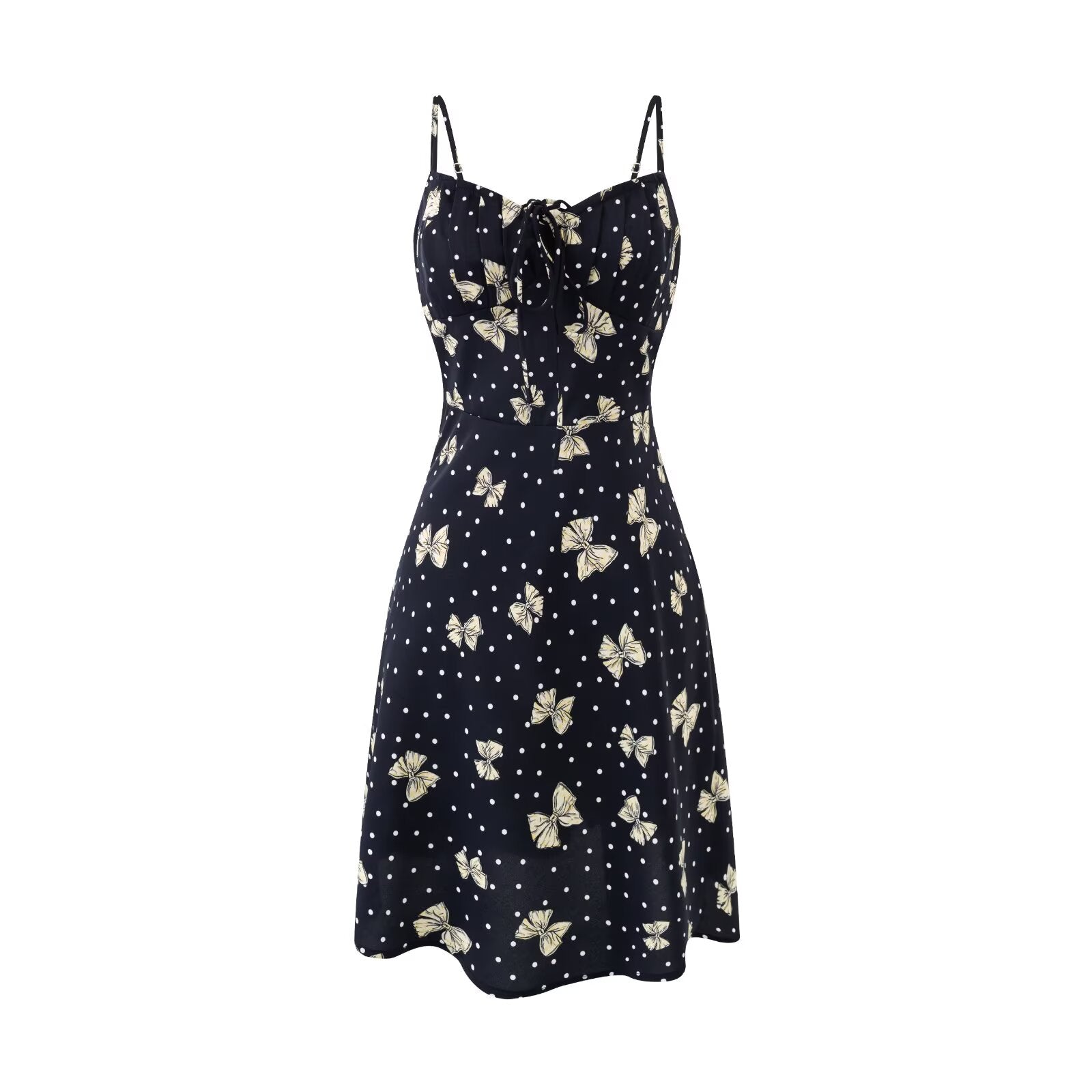 Black Background with Scattered Flowers