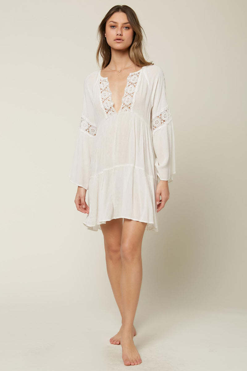 Lace Beach Jacket Head Bikini Cover up Seaside Vacation Swimsuit Blouse EvenStar