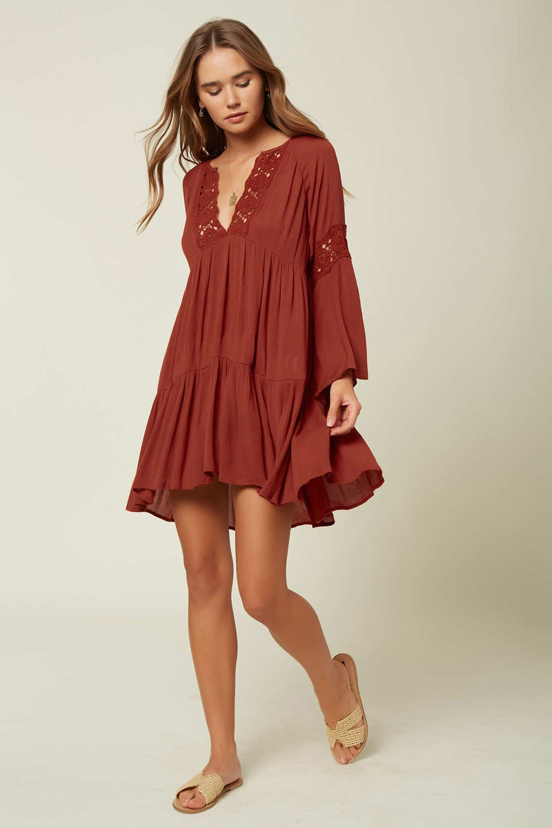 Embroidered Red