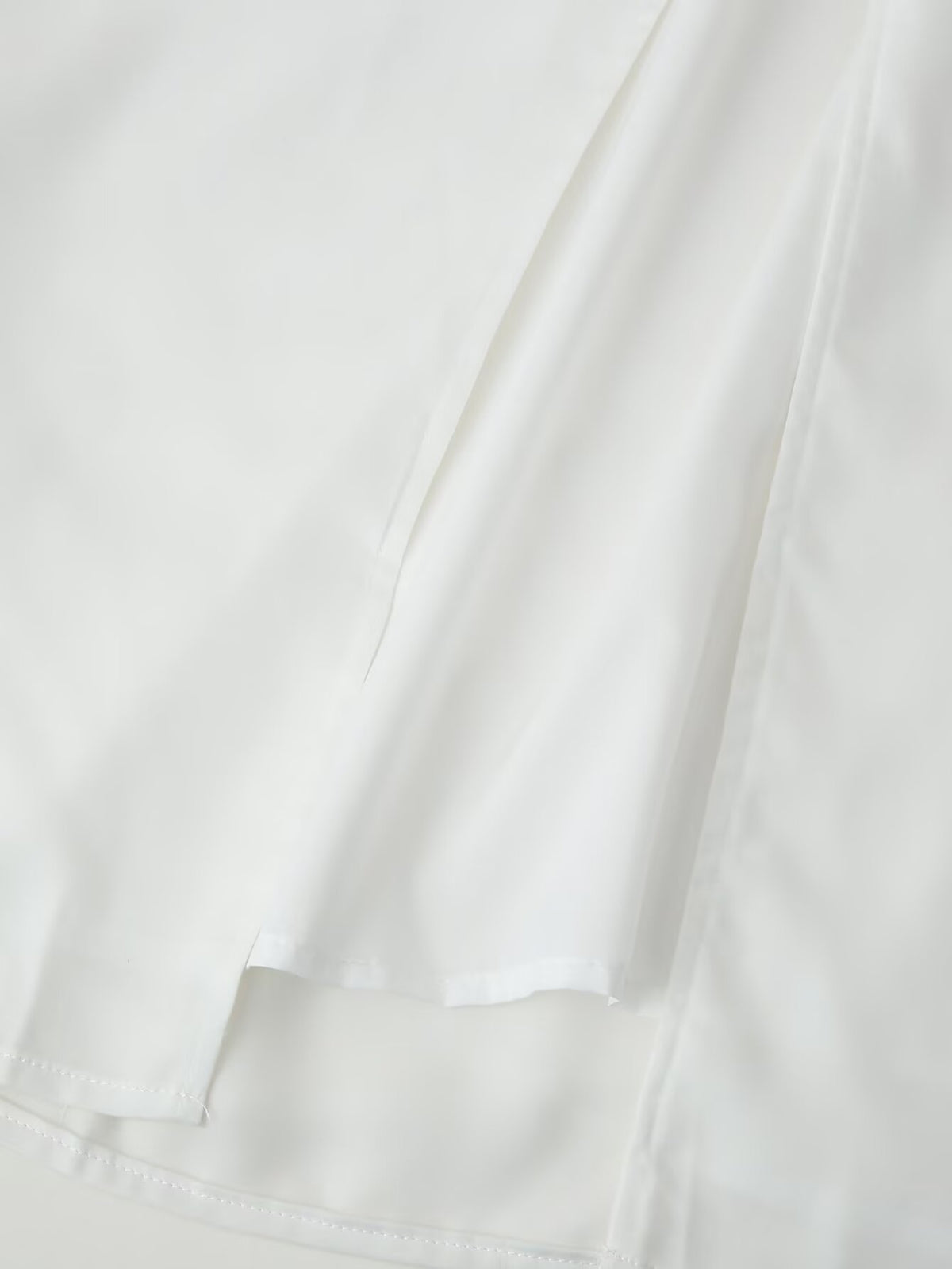 Women Clothing Products Back Decorative Satin Sling Dress CHEN