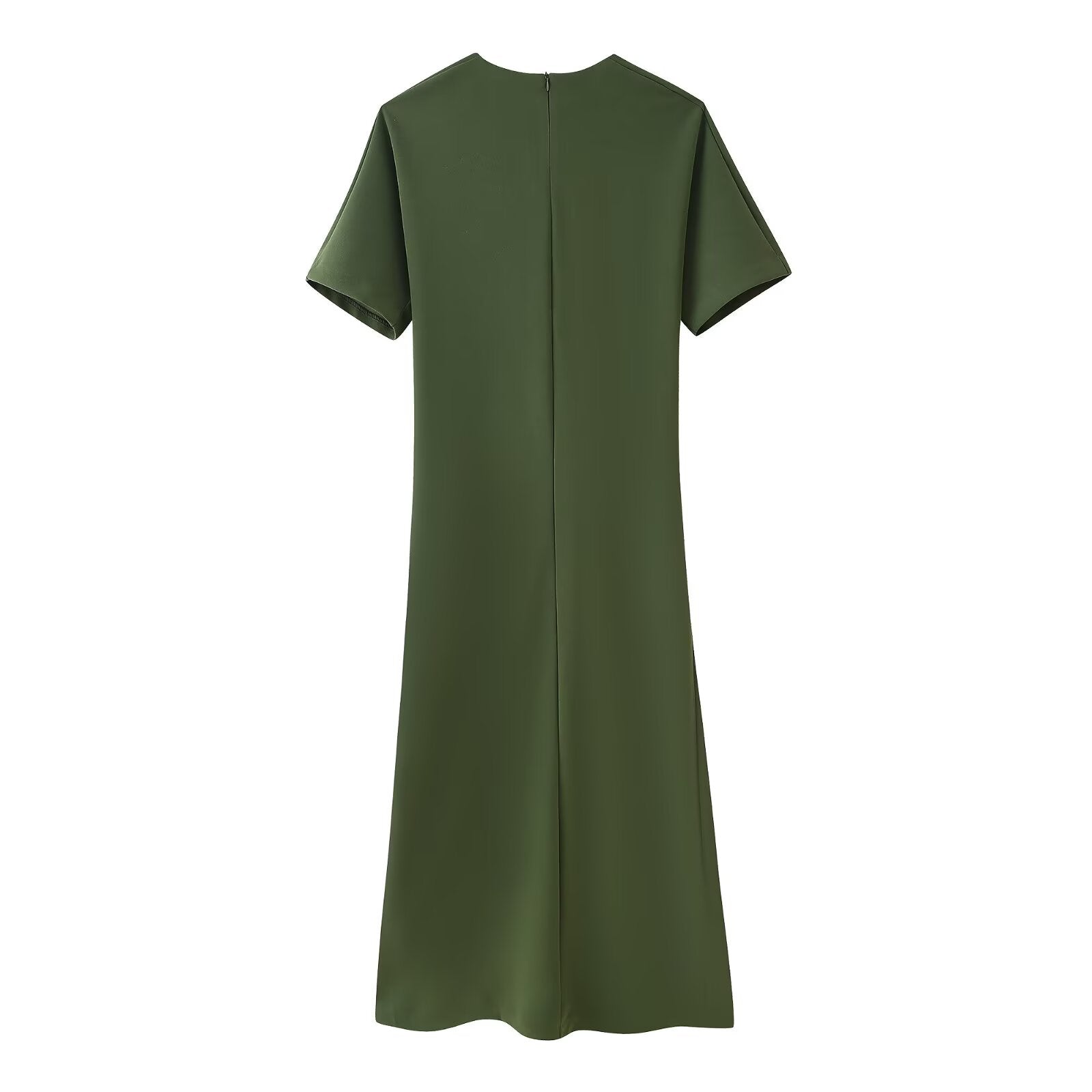 Spring Women Elegant Pleated Midi Dress JOUNJ