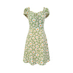 Spring Forest Girlish Pastoral Holiday Casual Printing Dress PullWind