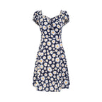 Spring Forest Girlish Pastoral Holiday Casual Printing Dress PullWind