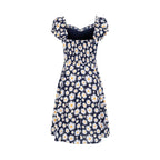 Spring Forest Girlish Pastoral Holiday Casual Printing Dress PullWind