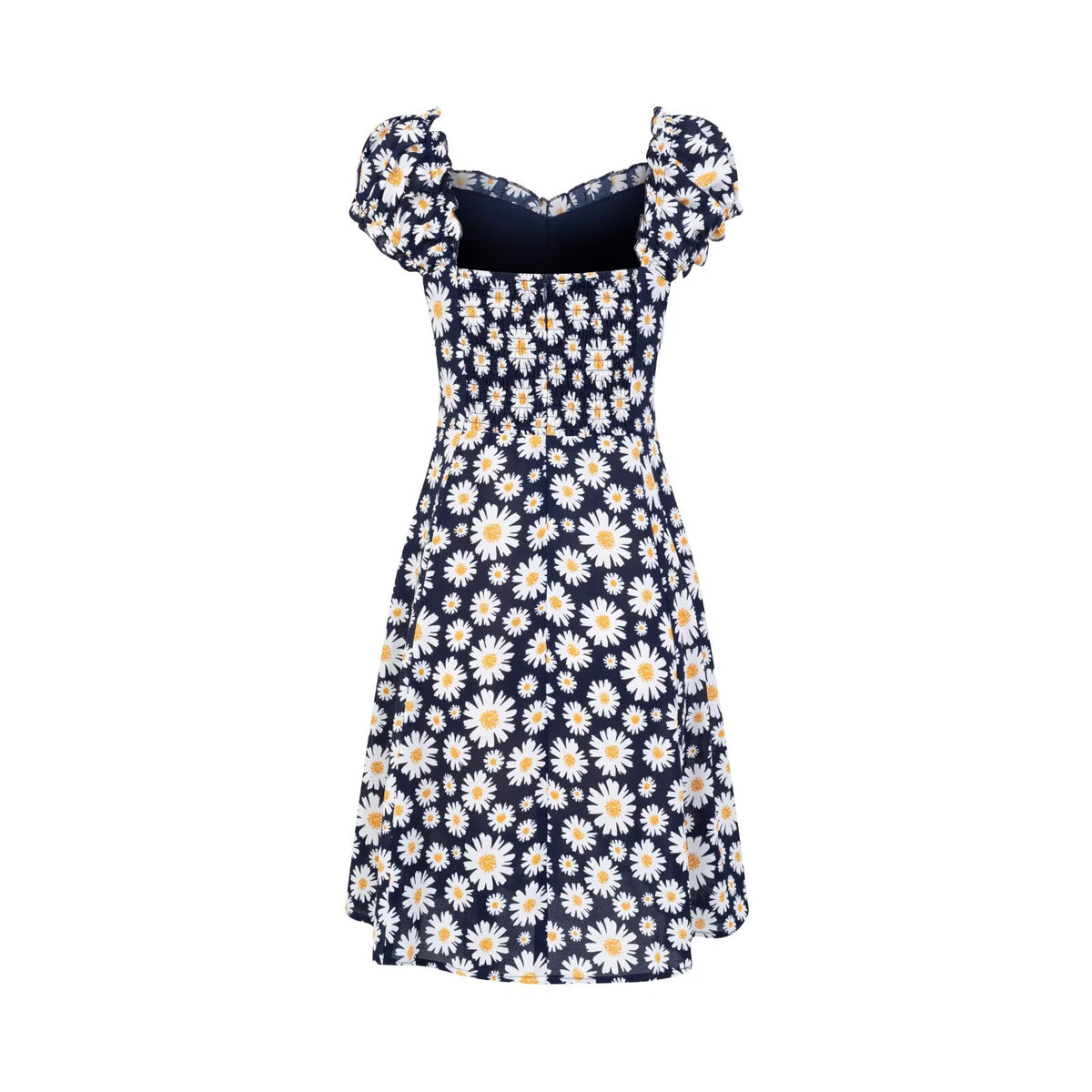 Spring Forest Girlish Pastoral Holiday Casual Printing Dress PullWind
