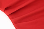 Women Clothing Spring Summer Casual Pleated Decoration Short Dress JOUNJ