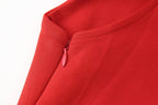 Women Clothing Spring Summer Casual Pleated Decoration Short Dress JOUNJ