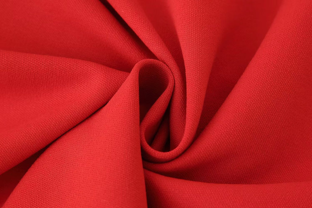 Women Clothing Spring Summer Casual Pleated Decoration Short Dress JOUNJ