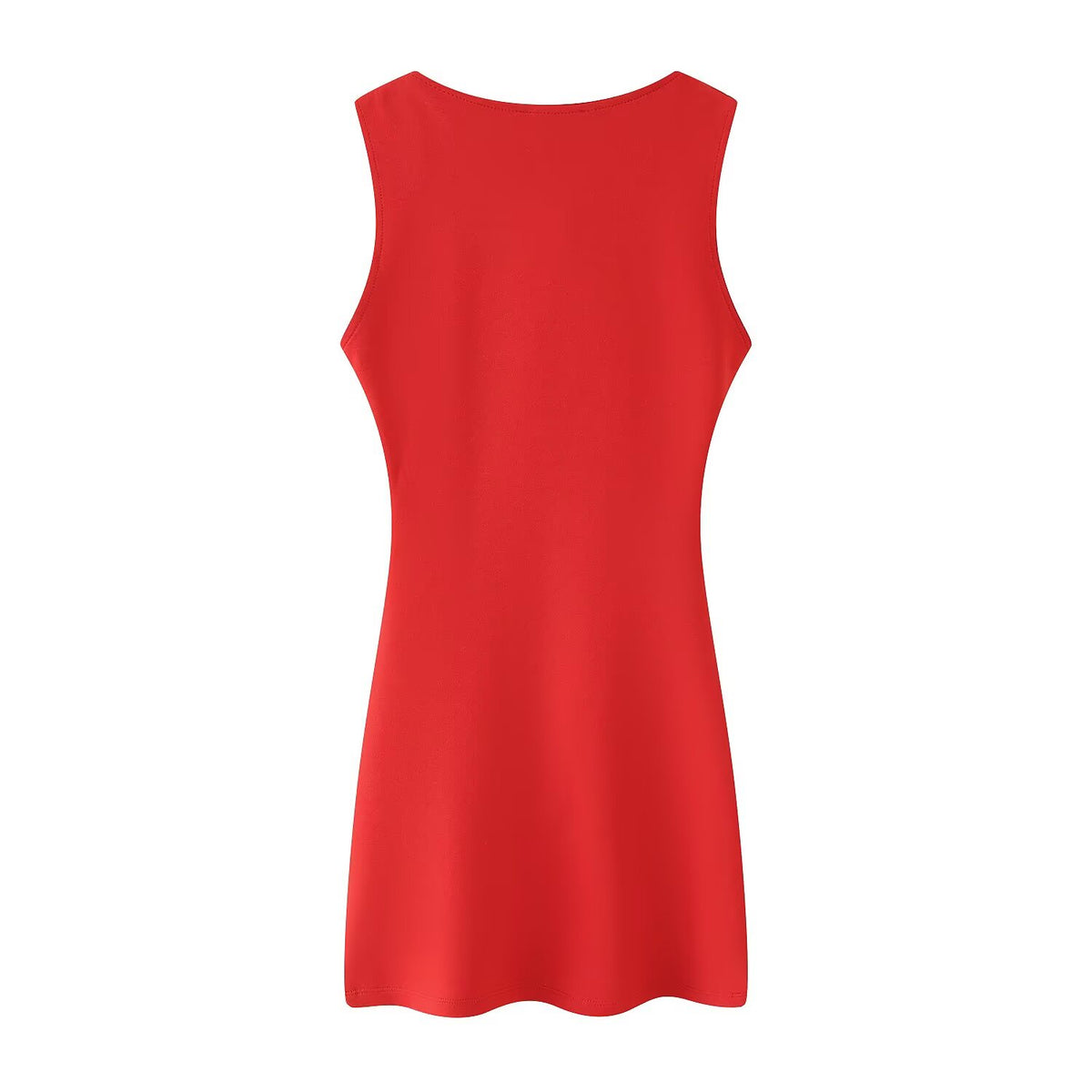 Women Clothing Spring Summer Casual Pleated Decoration Short Dress JOUNJ