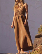 Women Clothing Vertical Maxi Dress SenDa