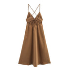 Women Clothing Vertical Maxi Dress SenDa