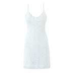 Women Summer Sexy V neck Slim Strap High Waist Dress