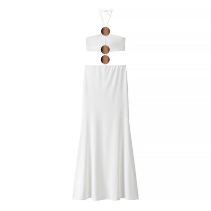Summer Women Clothing off Shoulder Sexy Cutout Dress