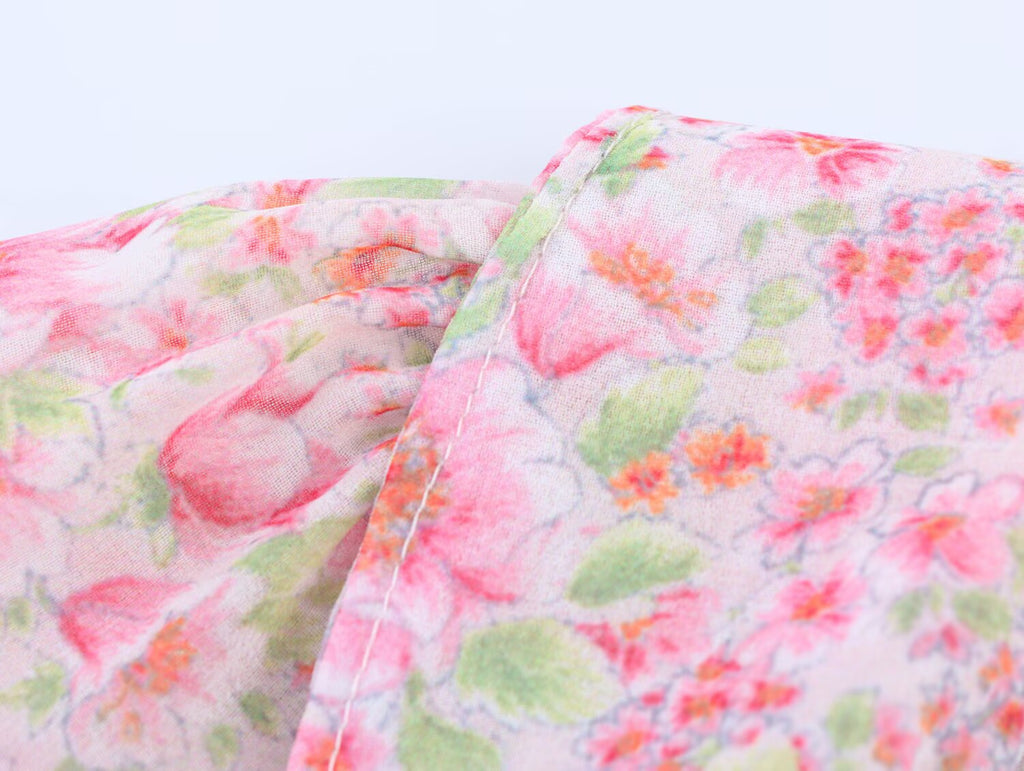 Summer Women Clothing Small round Collared Printing Short Dress SenDa