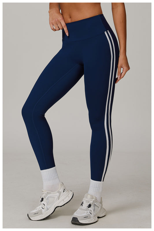 Nude Feel Yoga Trousers Slimming Quick Drying Cycling Fitness Pants Running Sports Tight Trousers Women