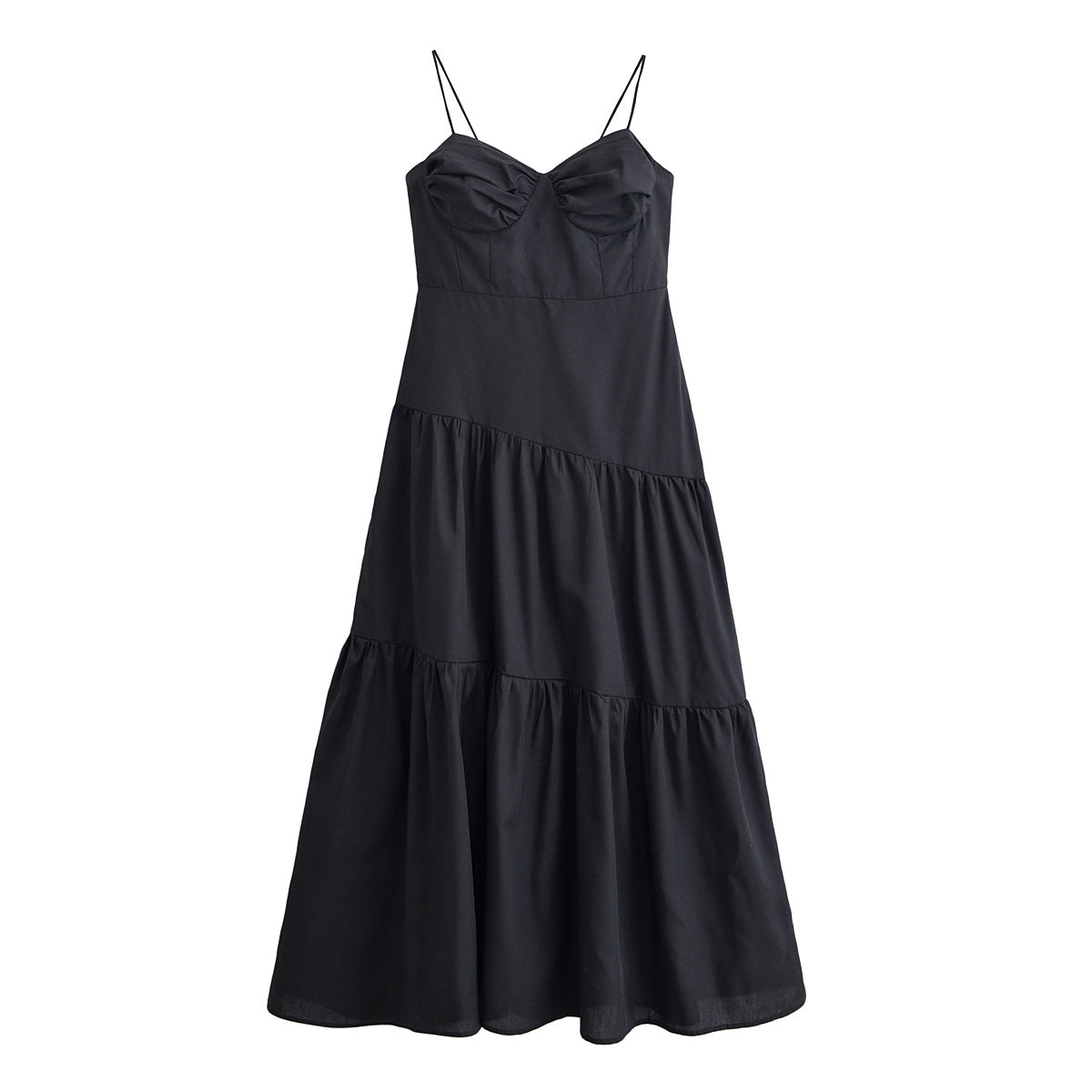 Womenswear Spring Slim Fit Skinny Shoulder Strap Backless Sling Bra Dress TRAF