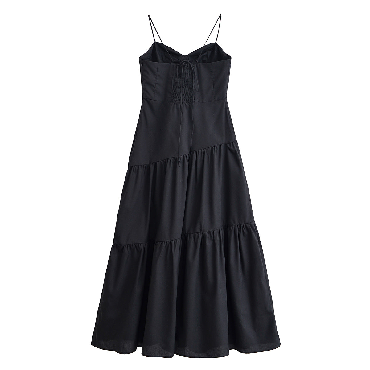 Womenswear Spring Slim Fit Skinny Shoulder Strap Backless Sling Bra Dress TRAF
