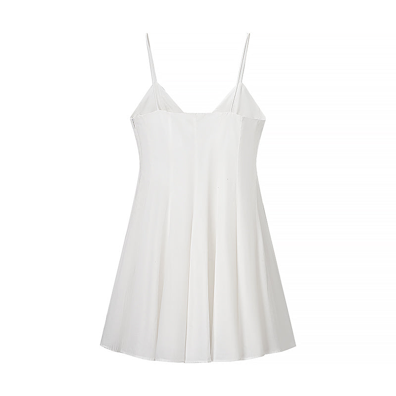 Summer Women Clothing Sexy Young Sexy Wear Waist Trimming Short Sling Dress