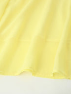Dinner Court Tube Top Ribbon Dress Women Summer Loose Waist Slimming Long Solid Color Dress Women CHEN
