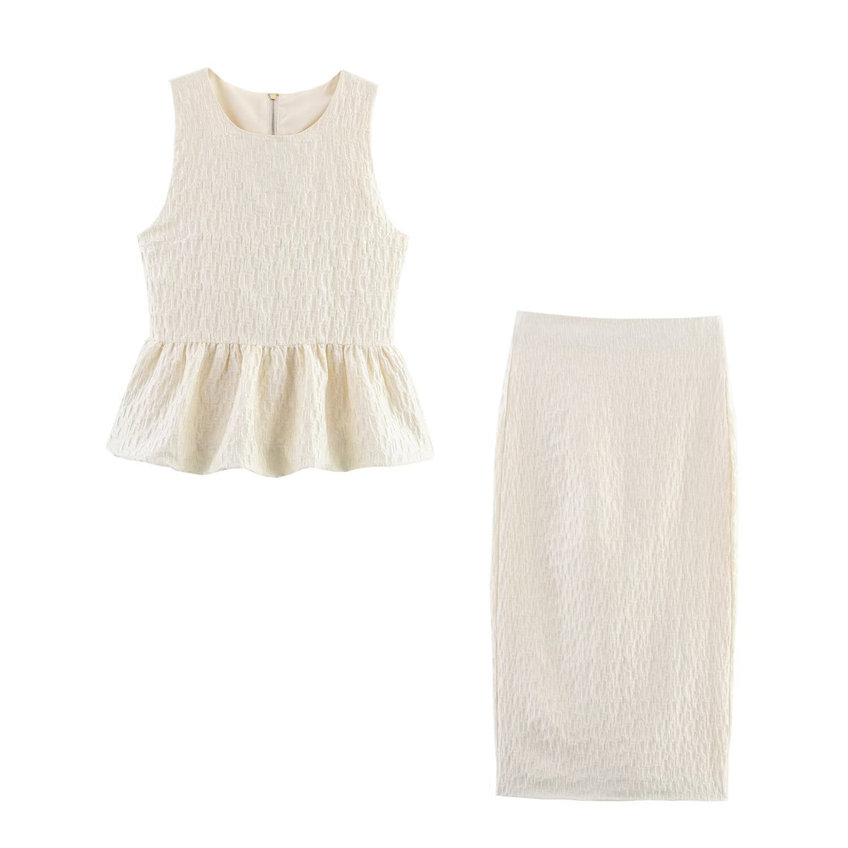 Women Clothing Summer Convex Short Skirt Top Skirt Sets SenDa