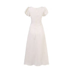 Vintage Summer Sexy Sexy Short Sleeve Drawstring Slim Fit Dress Jacquard Dress Holiday PullWind