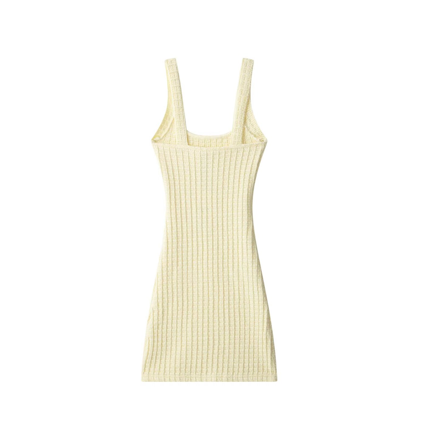 Spring Women Clothing Graceful Fashionable Short Elastic Sheath Suspender Dress