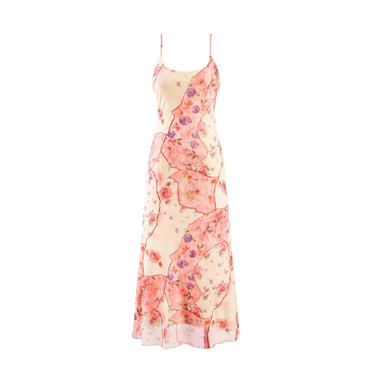 Vacation Printed Suspender Dress Summer Tight Waist Slim Sexy Dress Women PullWind