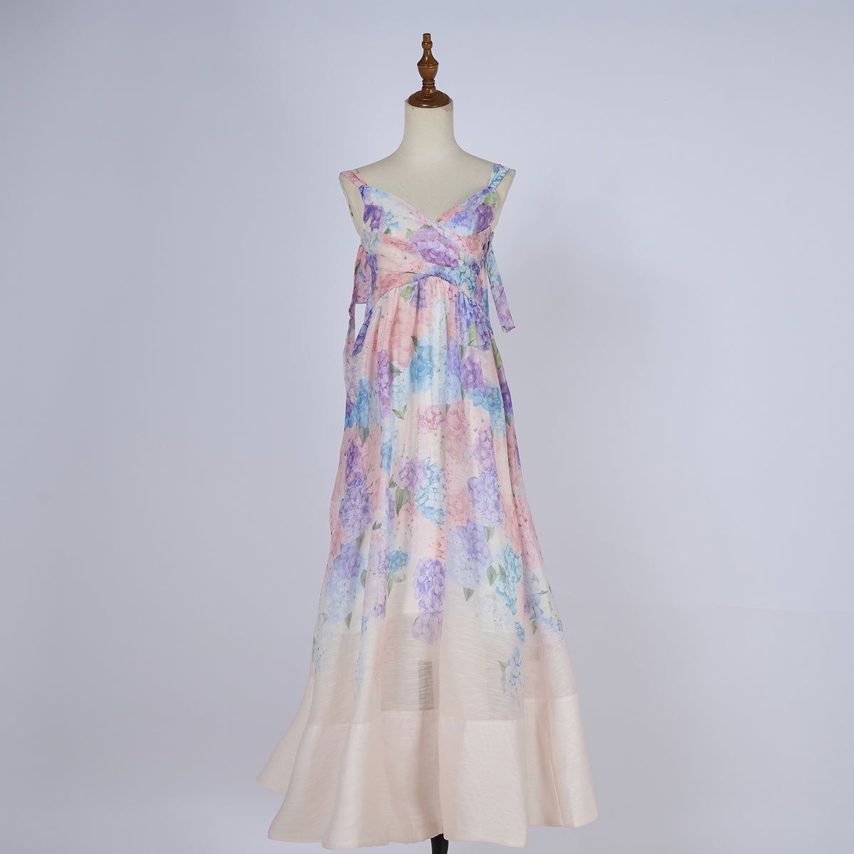 Lady Sweet Bow Tie Strap Sleeveless Halter Dress In Mid Length Daylight