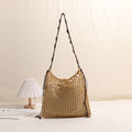 Wooden Bead Net Pocket Coffee inside