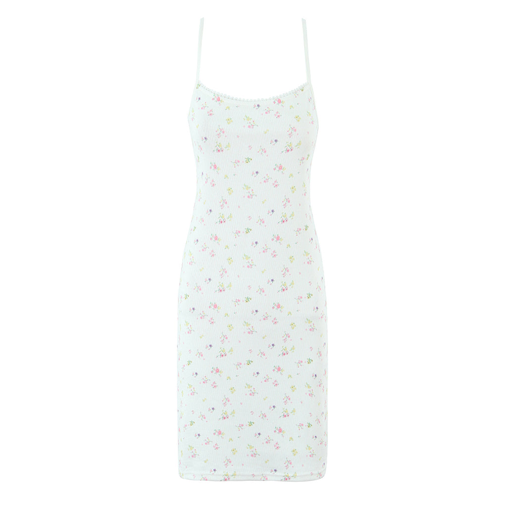 Women Floral Lace Summer Sweet Fresh Camisole Dress Camille