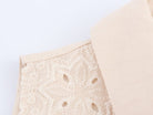 Women Clothing Summer Office Sleeveless Hollow Out Cutout Embroidery Short Dress Howe