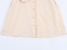Women Clothing Summer Office Sleeveless Hollow Out Cutout Embroidery Short Dress Howe