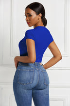 Ropa de mujer Camisa sexy de color sólido