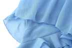 Robe sexy à bretelles et décoration laminée pour femme