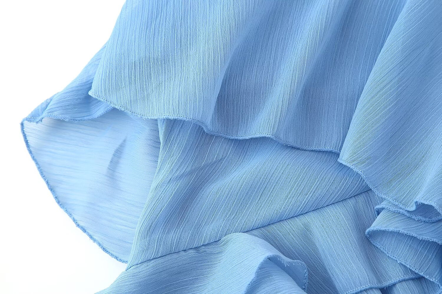 Robe sexy à bretelles et décoration laminée pour femme