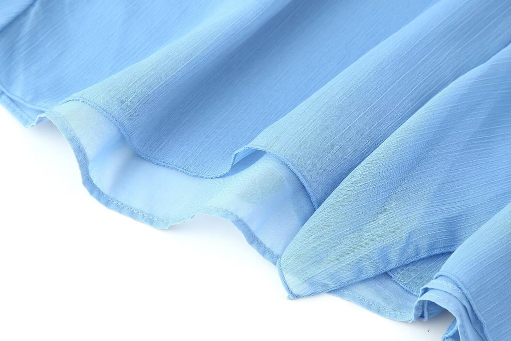 Robe sexy à bretelles et décoration laminée pour femme