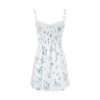 Vacation Floral Slip Dress Dress Women Summer Tight Waist Slim Sexy PullWind