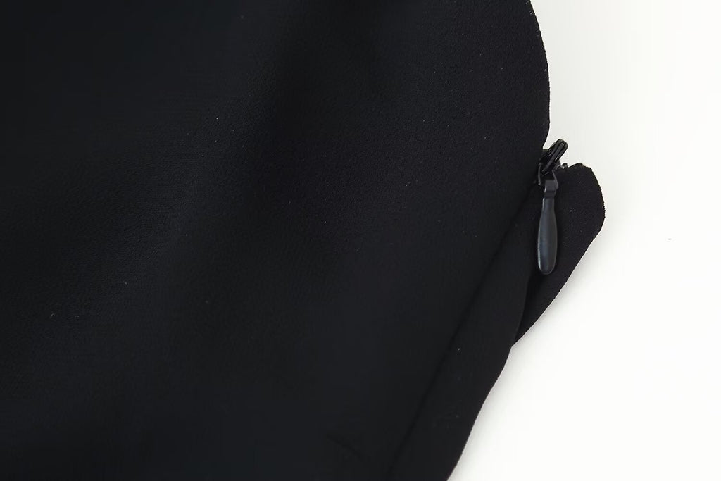 Summer Women Clothing Laminated Decoration Hanging Collar Maxi Dress Women JOUNJ
