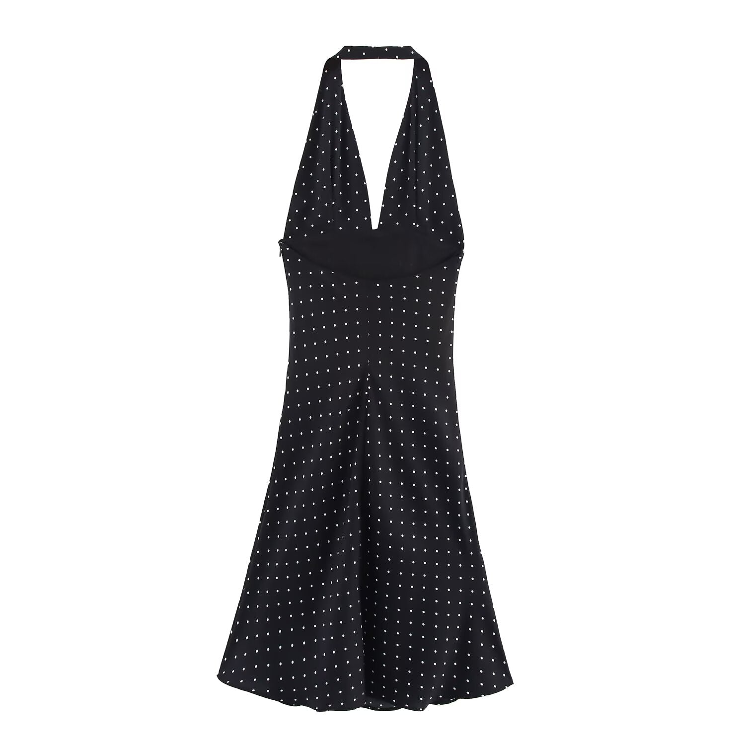 Women Clothing Summer Elegant Deep V Plunge neck High Waist A line Dress SenDa