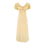 Mid Length Flounced Sexy Slim Summer Vacation Lace Sling Dress PullWind