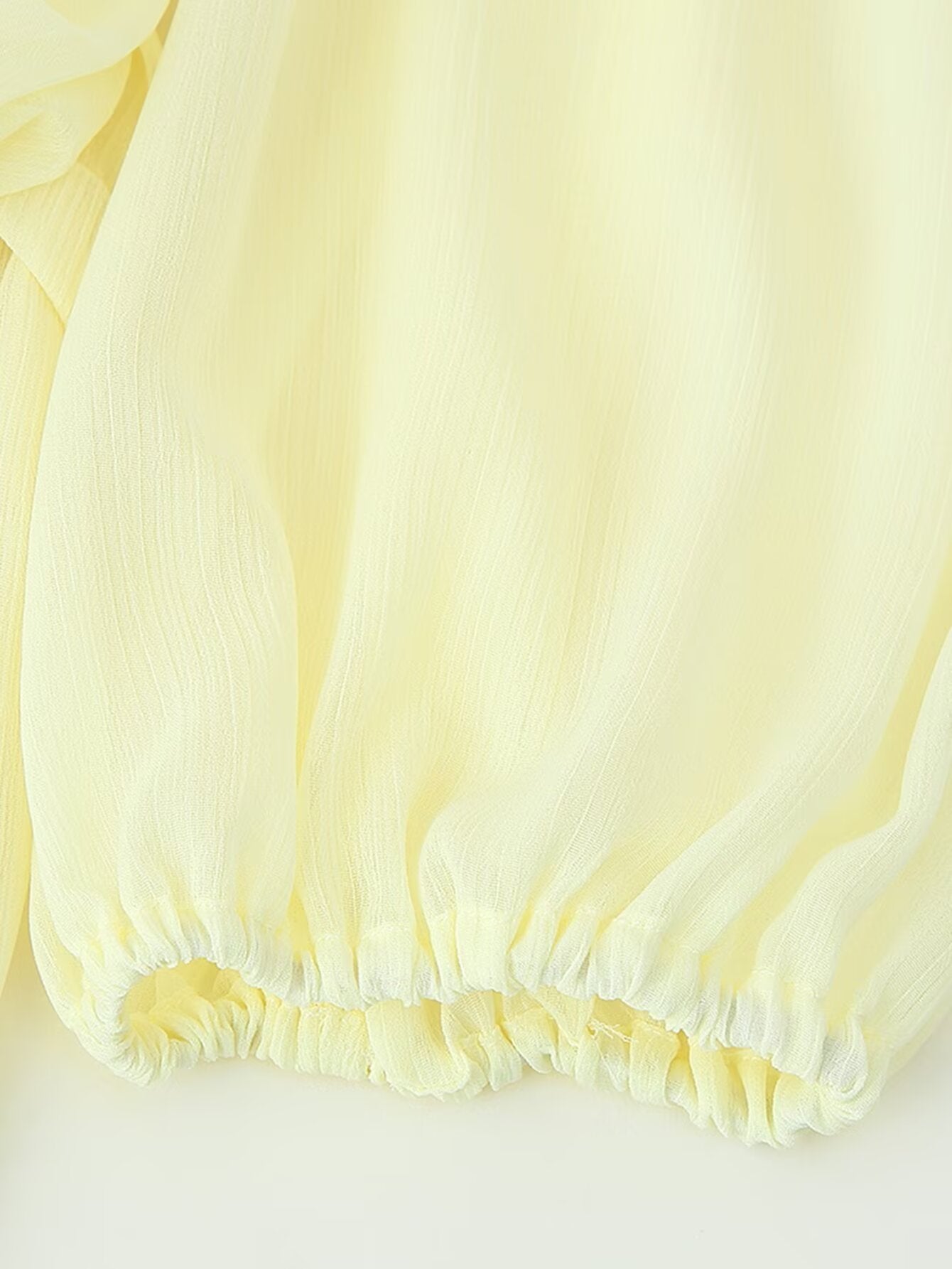 Summer Women Clothing Pleated round Neck Slimming Long Sleeves Women Maxi Dress CHEN