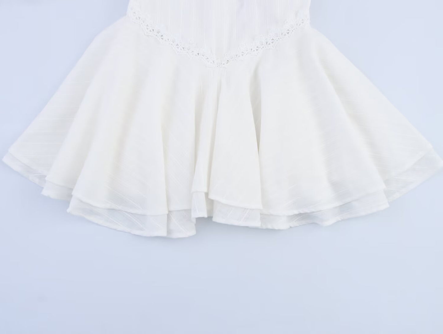 Summer Sexy Net Red Wind Hanging Collar Short Dress