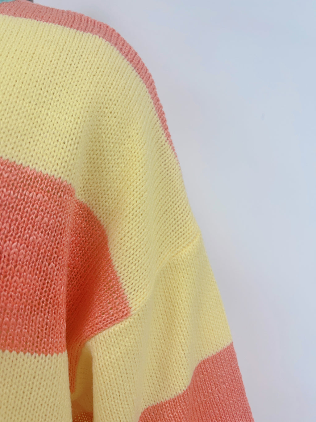 Suéter de rayas de color en contraste para otoño e invierno, jersey de mujer, jersey de punto holgado y moderno, suéter de otoño e invierno para mujer