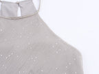 French Swing Collar Sling Dress Women Summer High Grade Waist Tight Sheath Dress SenDa