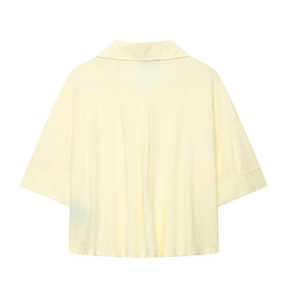 Camisa informal de verano para mujer, combinable con todo