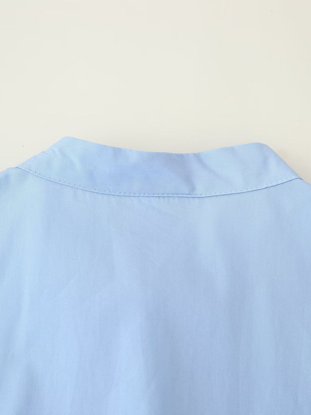 Summer Women Casual Loose round Neck Breasted Puff Sleeve Dress CHEN