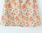 Summer French Romantic Sexy Sweet Floral Design Waist Slimming Sling Dress Aiostar