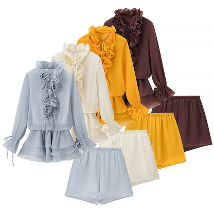 Women Floral Skirt Set